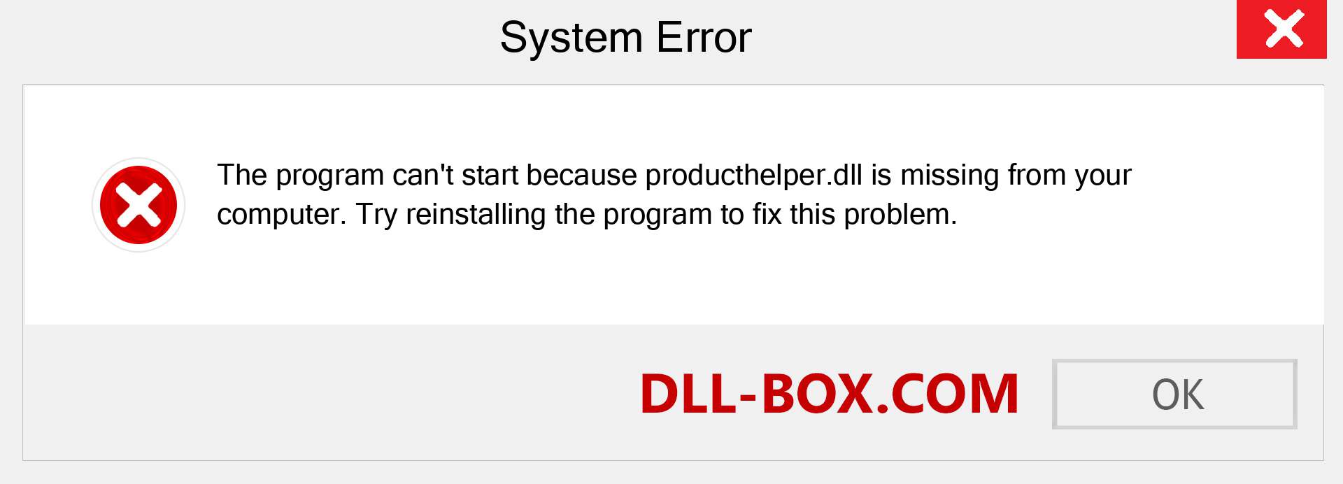  producthelper.dll file is missing?. Download for Windows 7, 8, 10 - Fix  producthelper dll Missing Error on Windows, photos, images